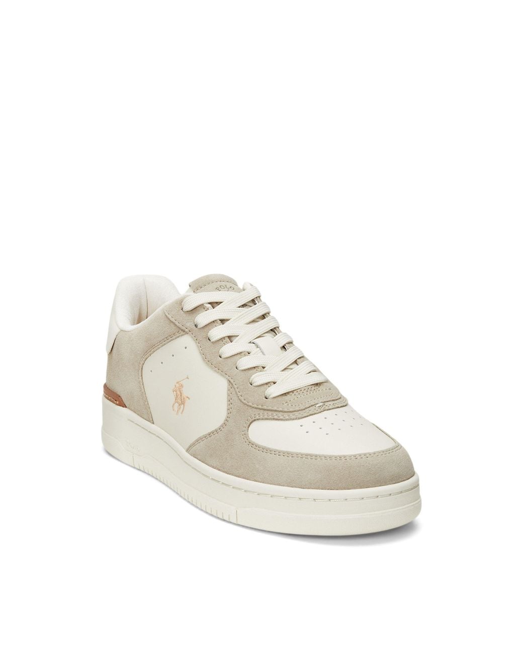 Polo Ralph Lauren Natural Masters Court Leather Trainers for men