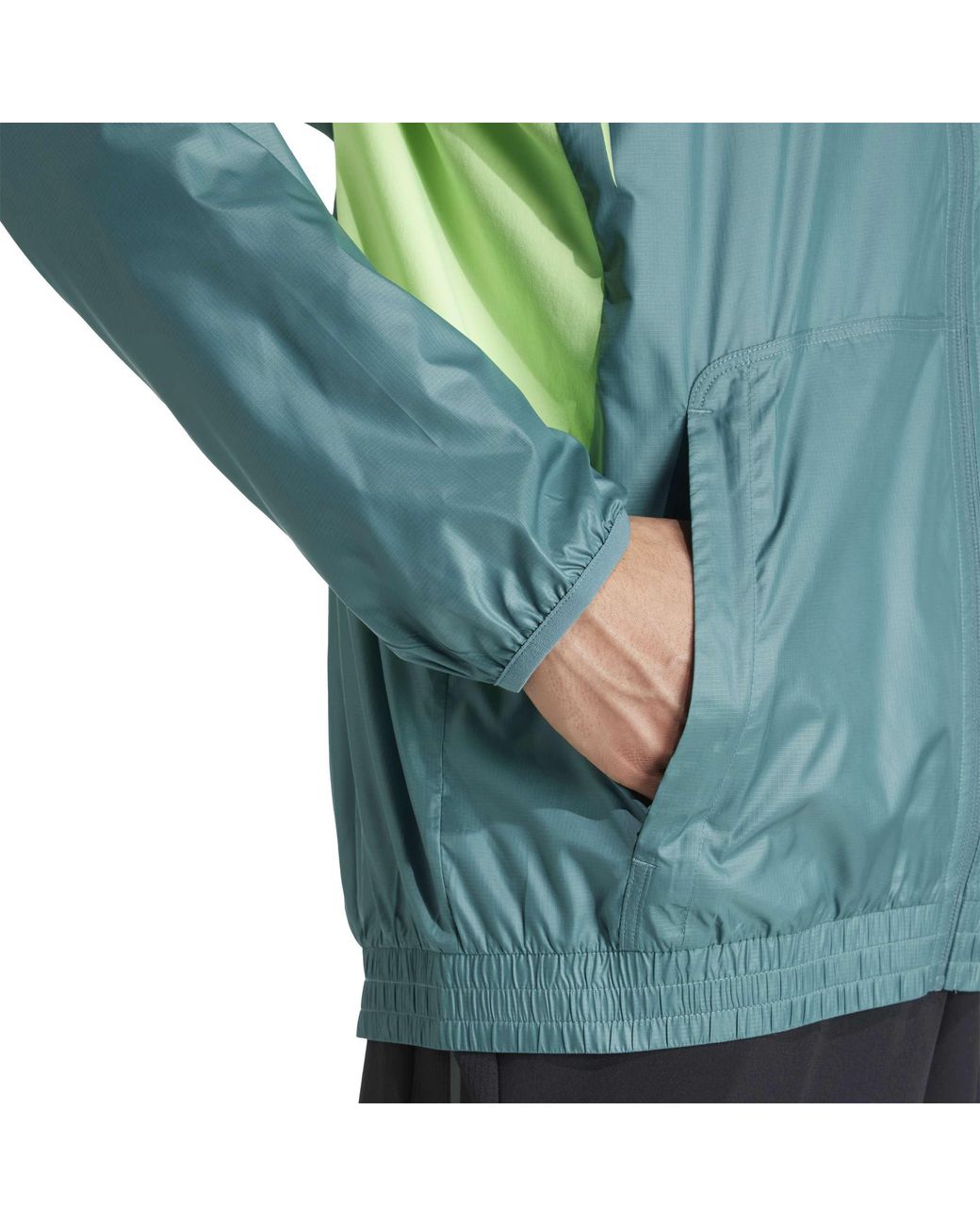 Adidas Originals Blue Tech Slim-Fit Windbreaker for men
