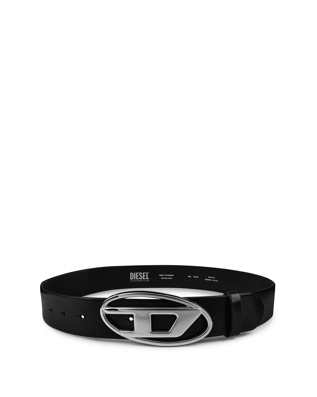 DIESEL Black Buckle Belt
