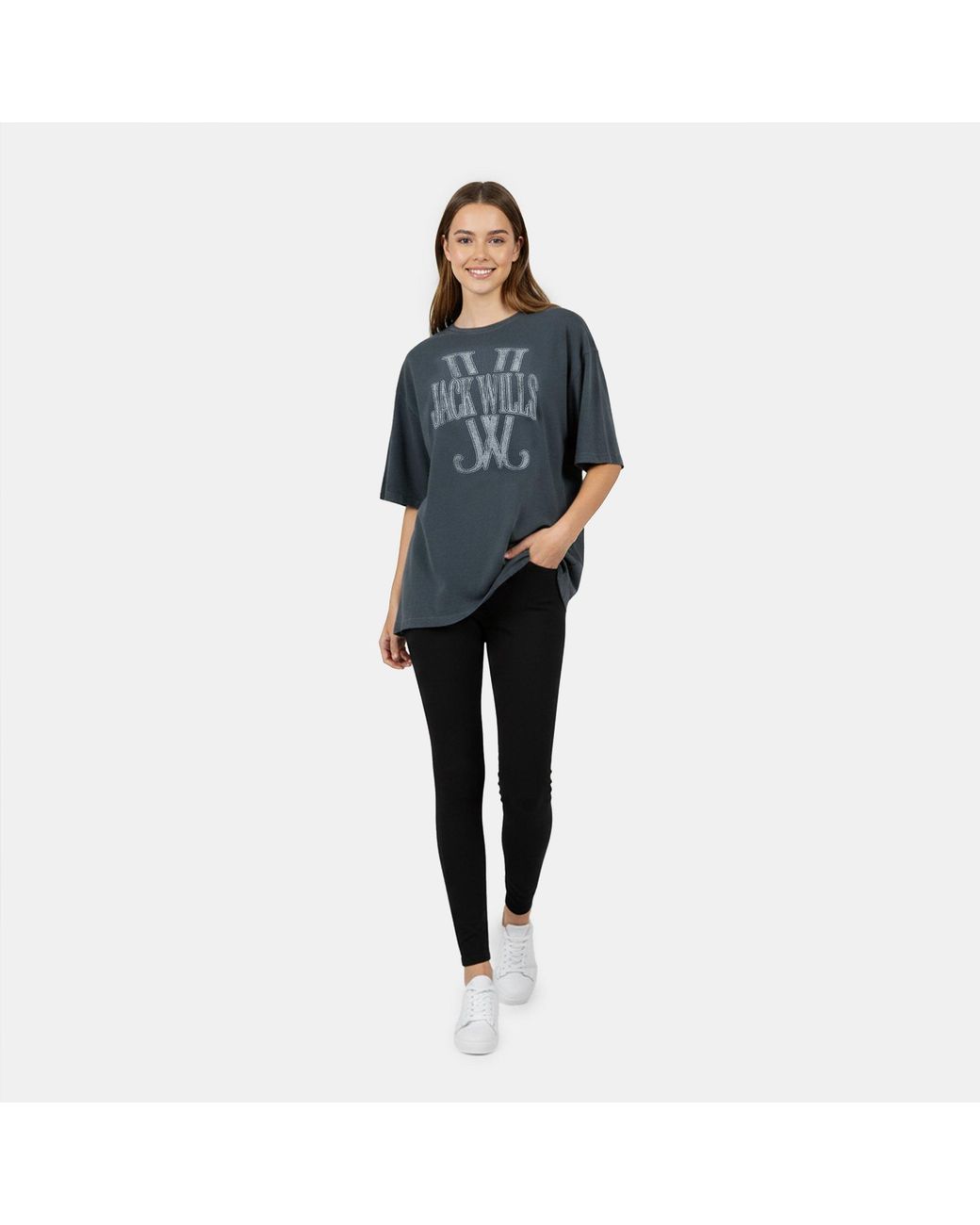 Jack Wills Blue Jw Laundered Regular Fit T-Shirt