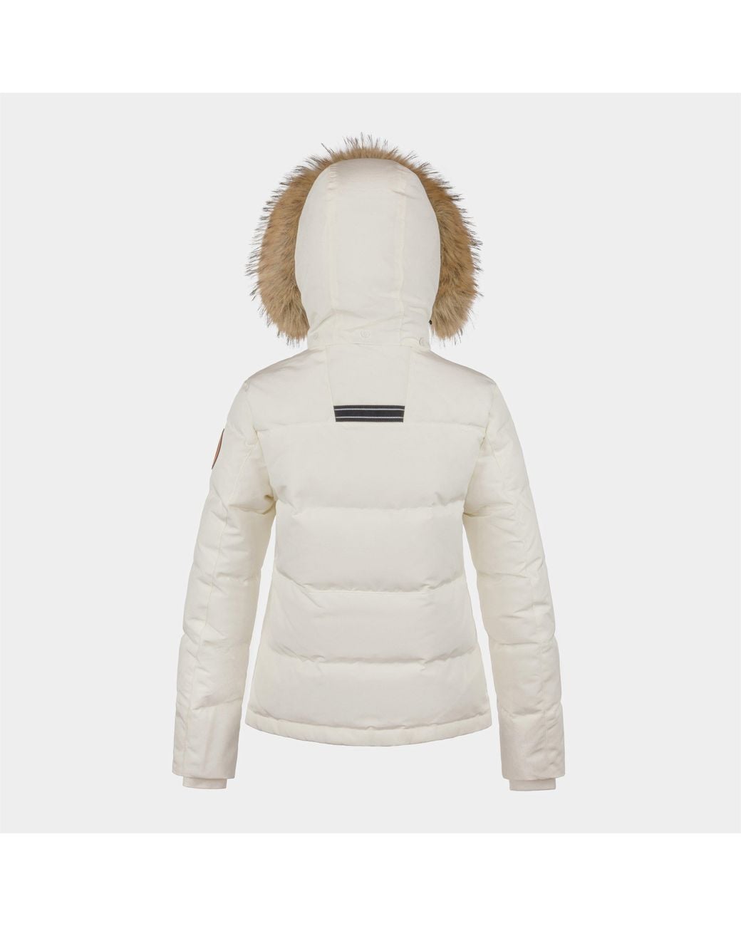 ARCTIC ARMY Natural Hooded Long Sleeve Weather Resistant Parka