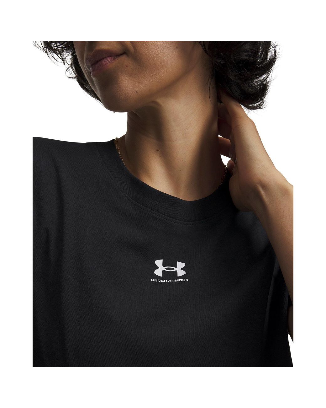 Under Armour Black Rival Core Short Sleeve