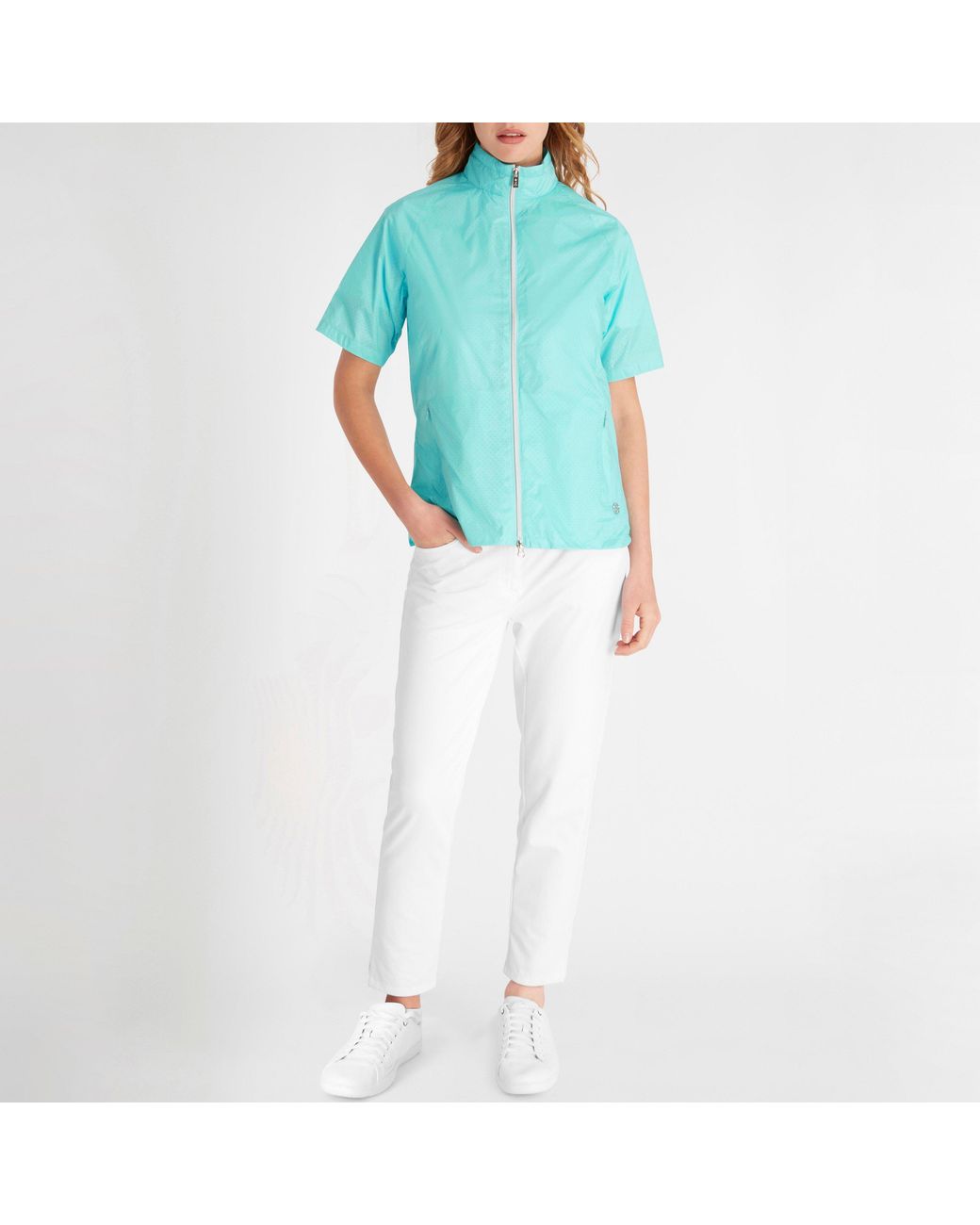 Calvin Klein Blue Weather Resistant Performance Golf Jacket