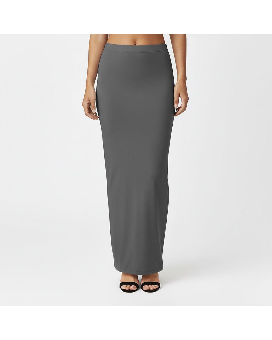 Jack Wills Gray Maxi Skirt