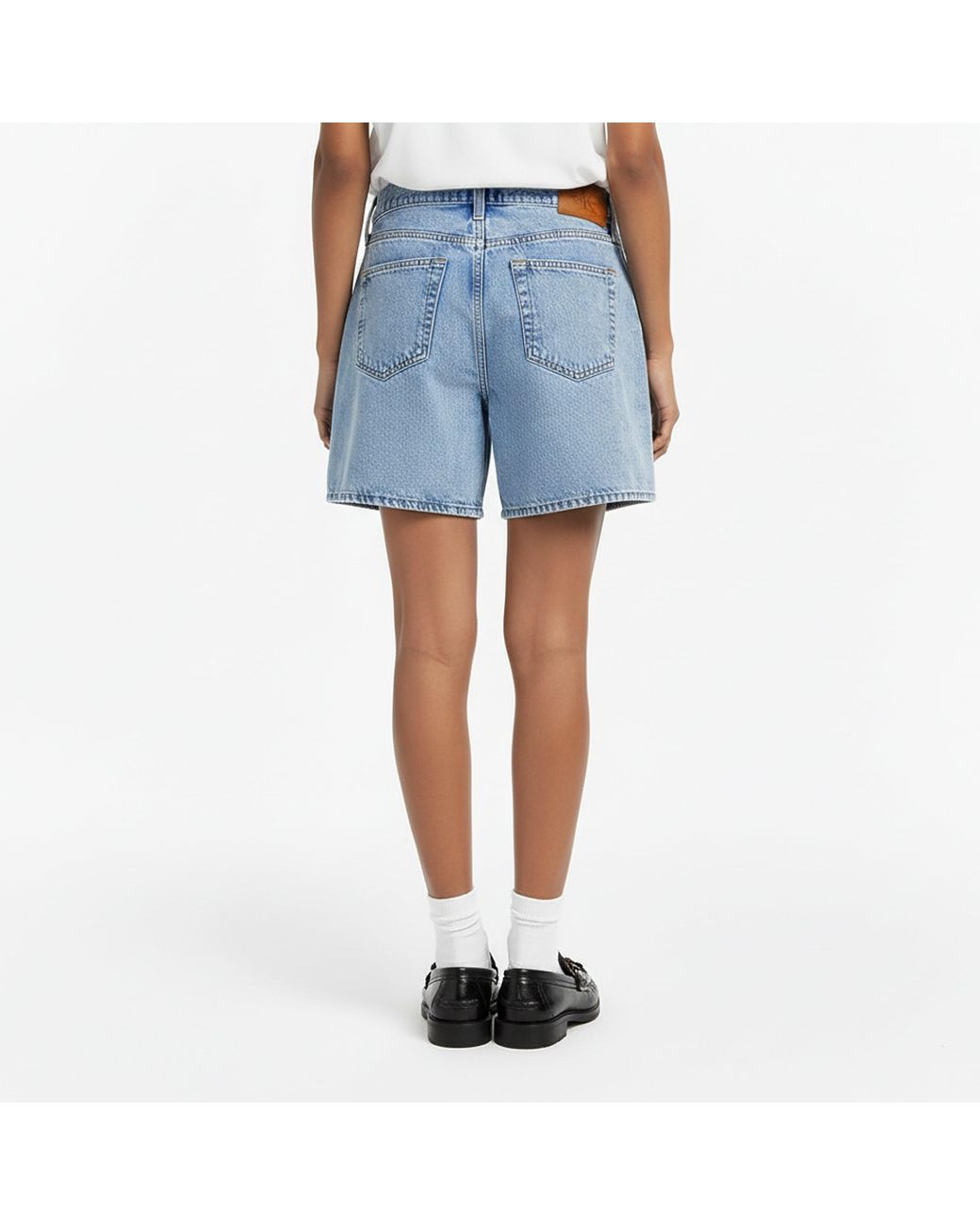 Calvin Klein Black Denim Shorts for men