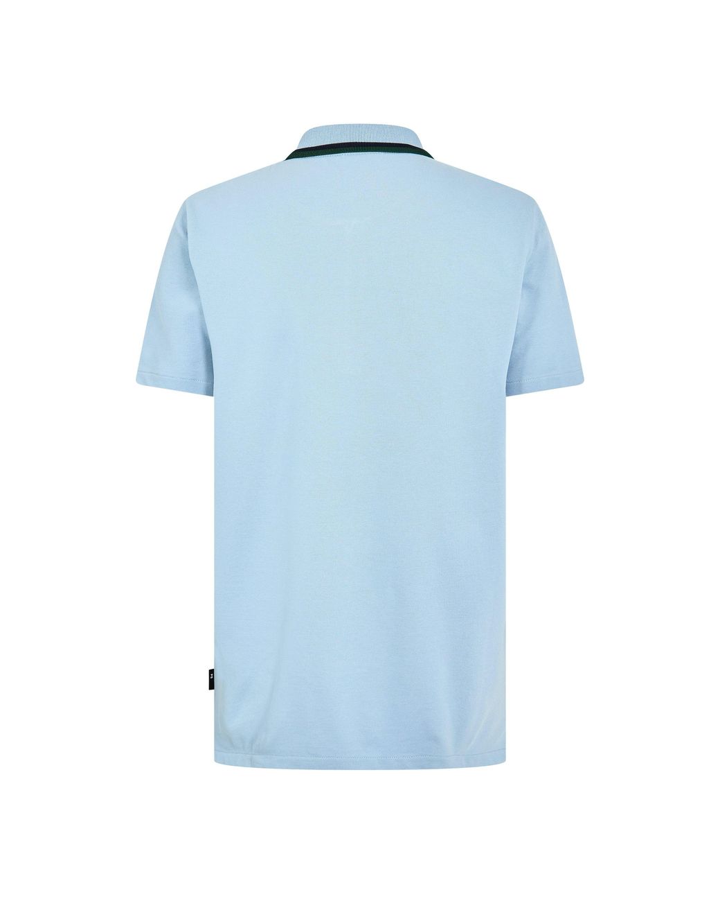 Paul Smith Blue Zipped Short Sleeve Polo Shirt for men