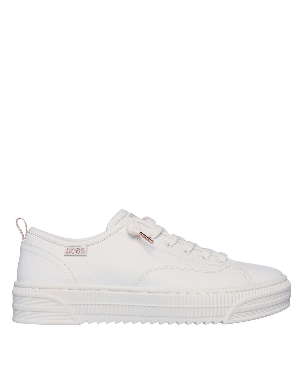 Skechers White Low-Top Trainers