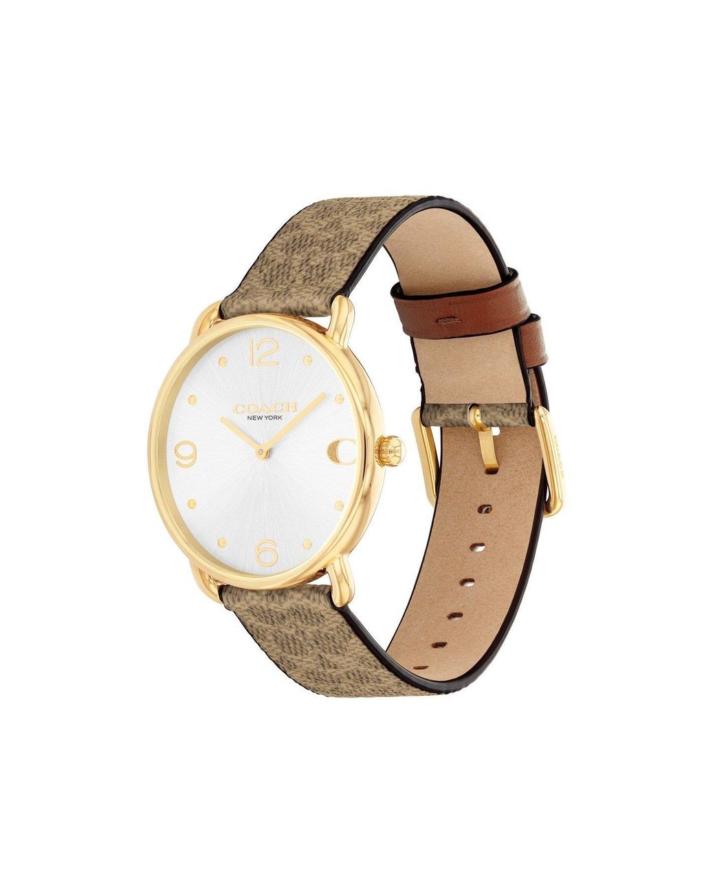 COACH Metallic Ladies Elliot Signature Watch