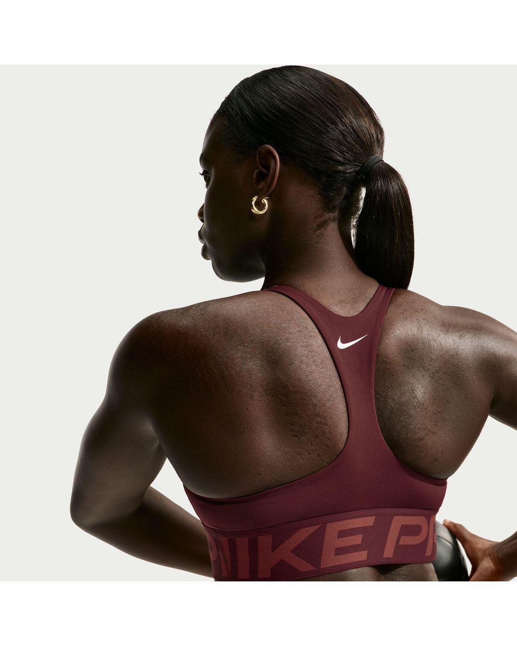 Nike Brown Pro Sports Bra Ld64