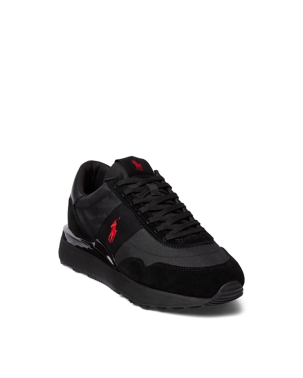 Polo Ralph Lauren Black Train 89 Low-Top Trainers for men