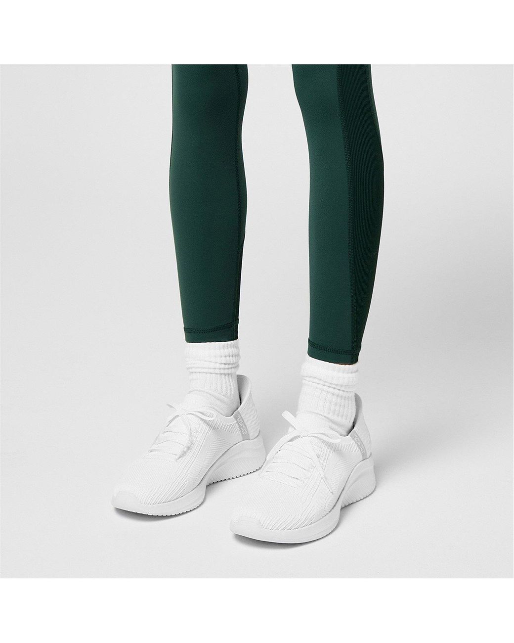 Skechers White Standard Fit Slip-Ins Ultra Flex 3.0 Brilliant Path Trainers