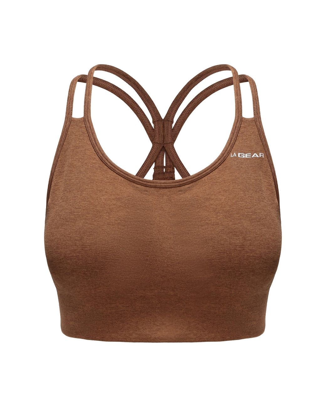 La Gear Brown Seamless Bra