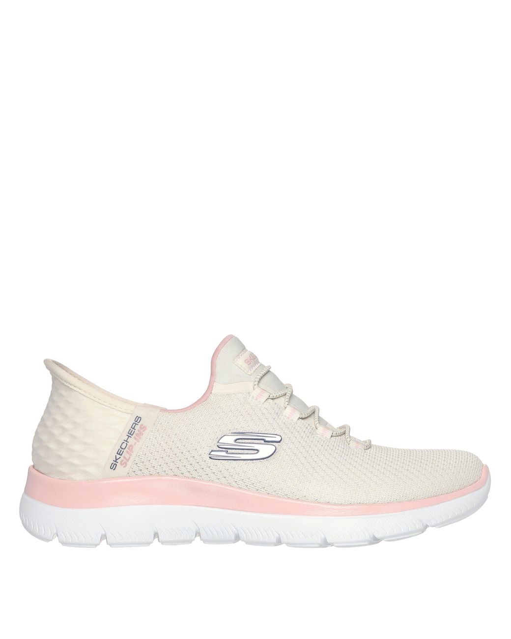 Skechers White Slip-Ins: Summits