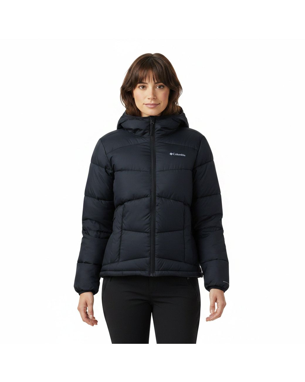 Columbia Blue Five Hooded Full-Zip Puffer Jacket