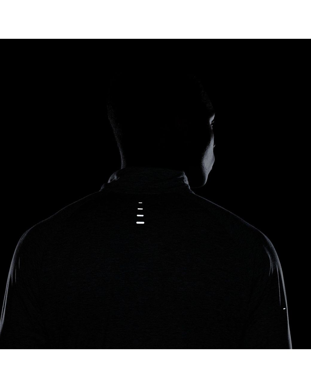 Nike Gray Stride Dri-Fit 1/4-Zip Running Top for men