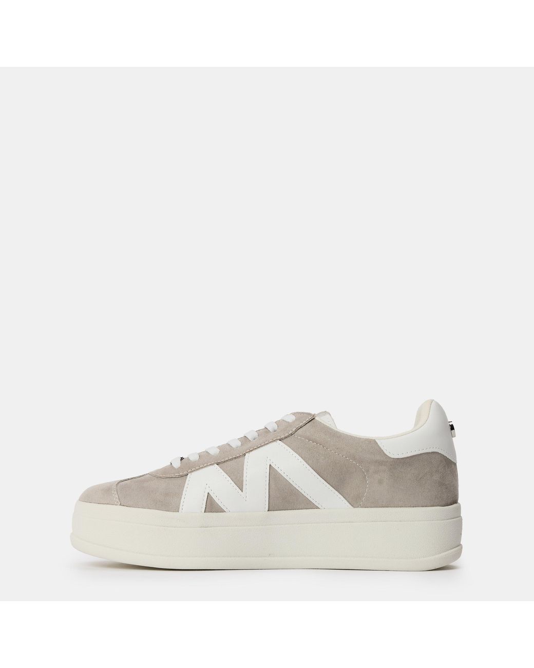 Steve Madden White Opponent Low Top Trainers