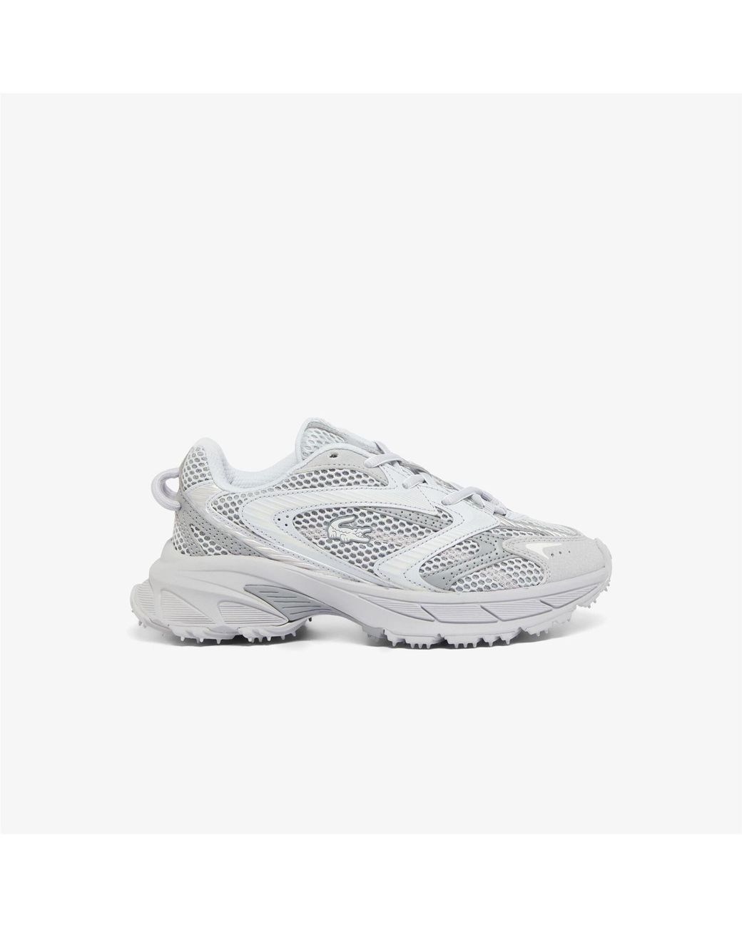 Lacoste Gray L003 Neo Shot Trainers