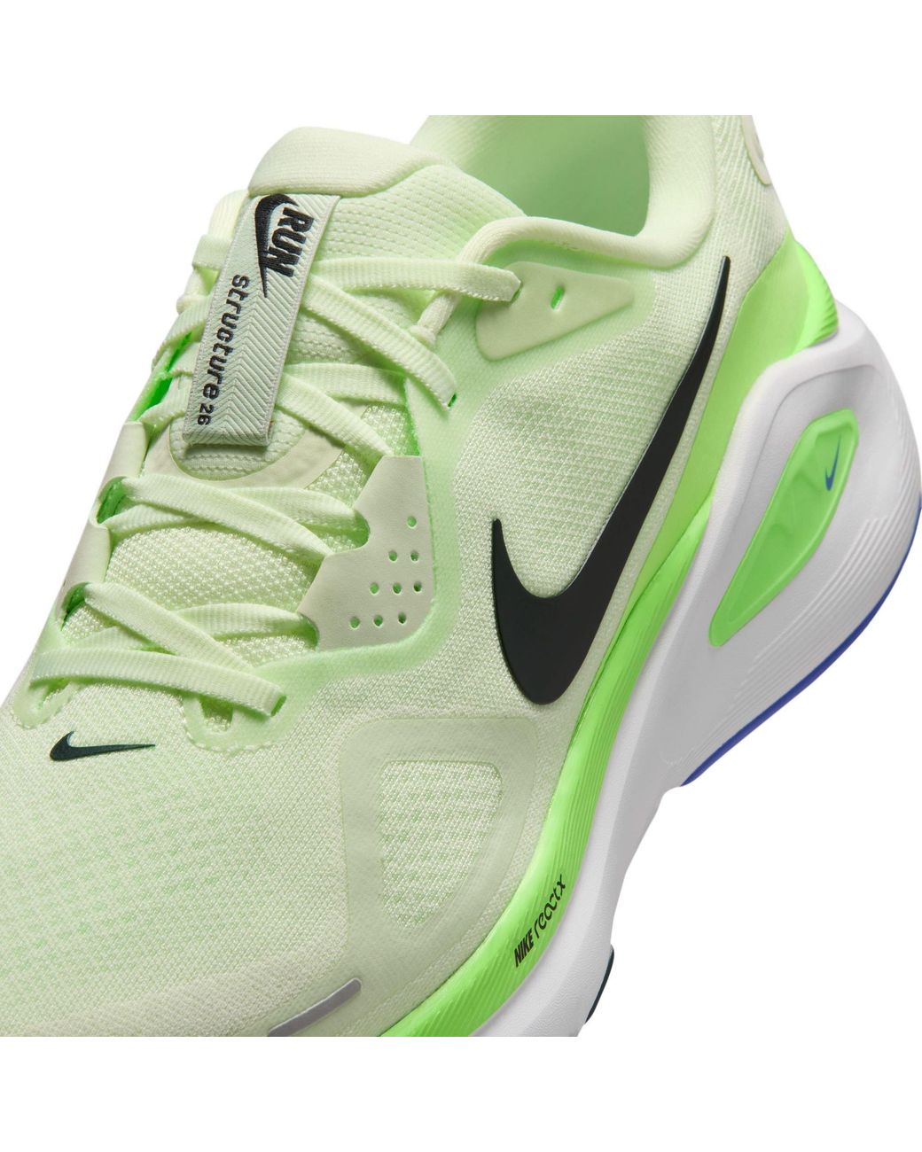 Nike Green Structure 26 Road Running Shoes for men