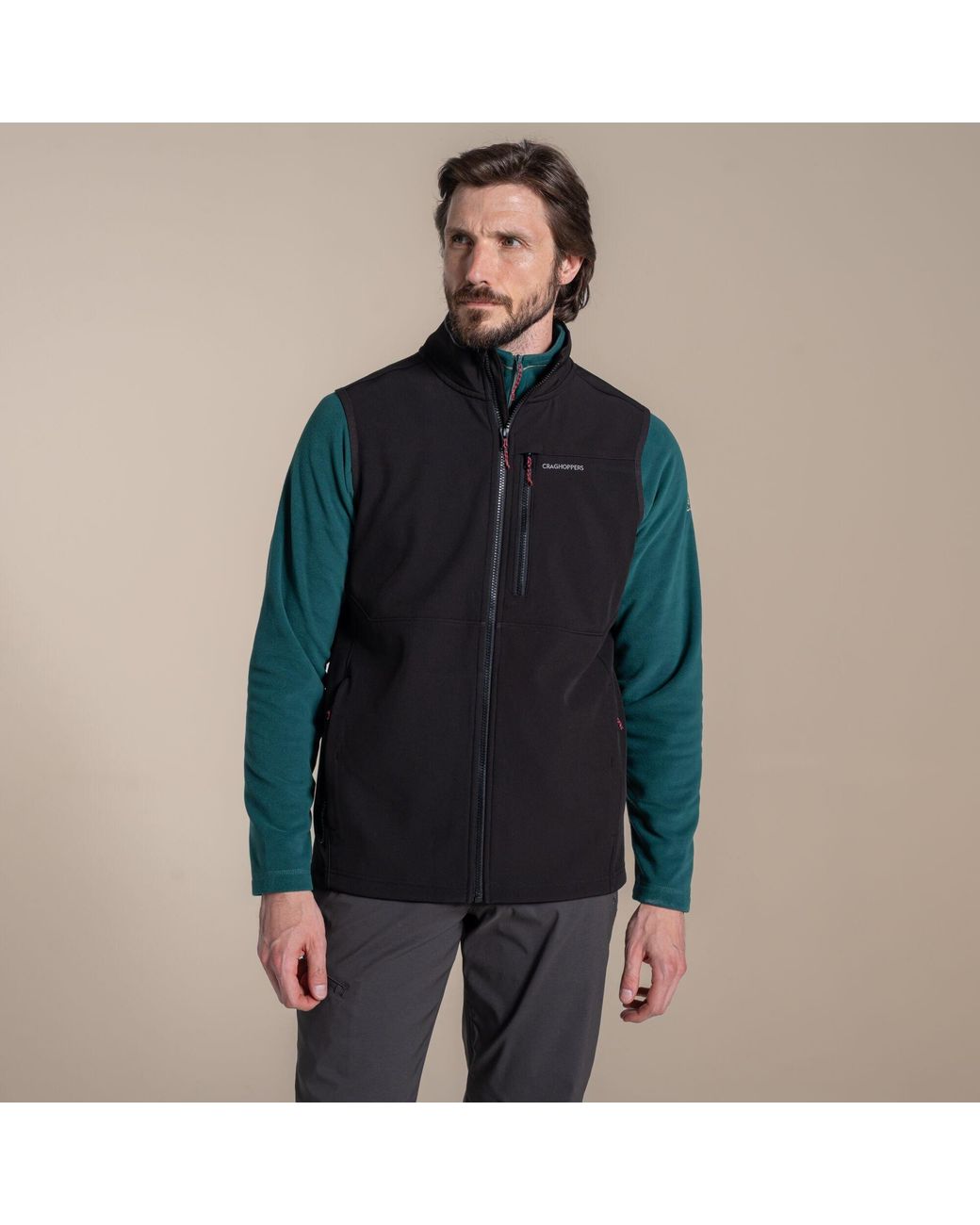 Craghoppers Blue Altis Ii Water-Repellent Softshell Vest for men