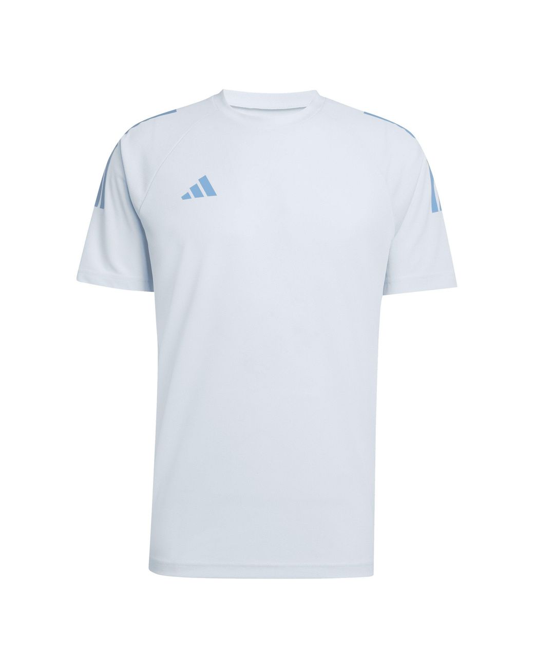 Adidas Blue Classic 3 Stripe Sereno T-Shirt for men