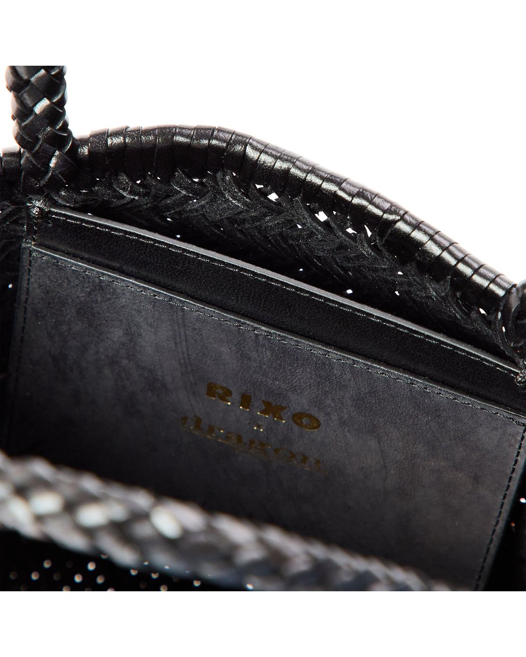 Rixo Black Lysia Tote Bag