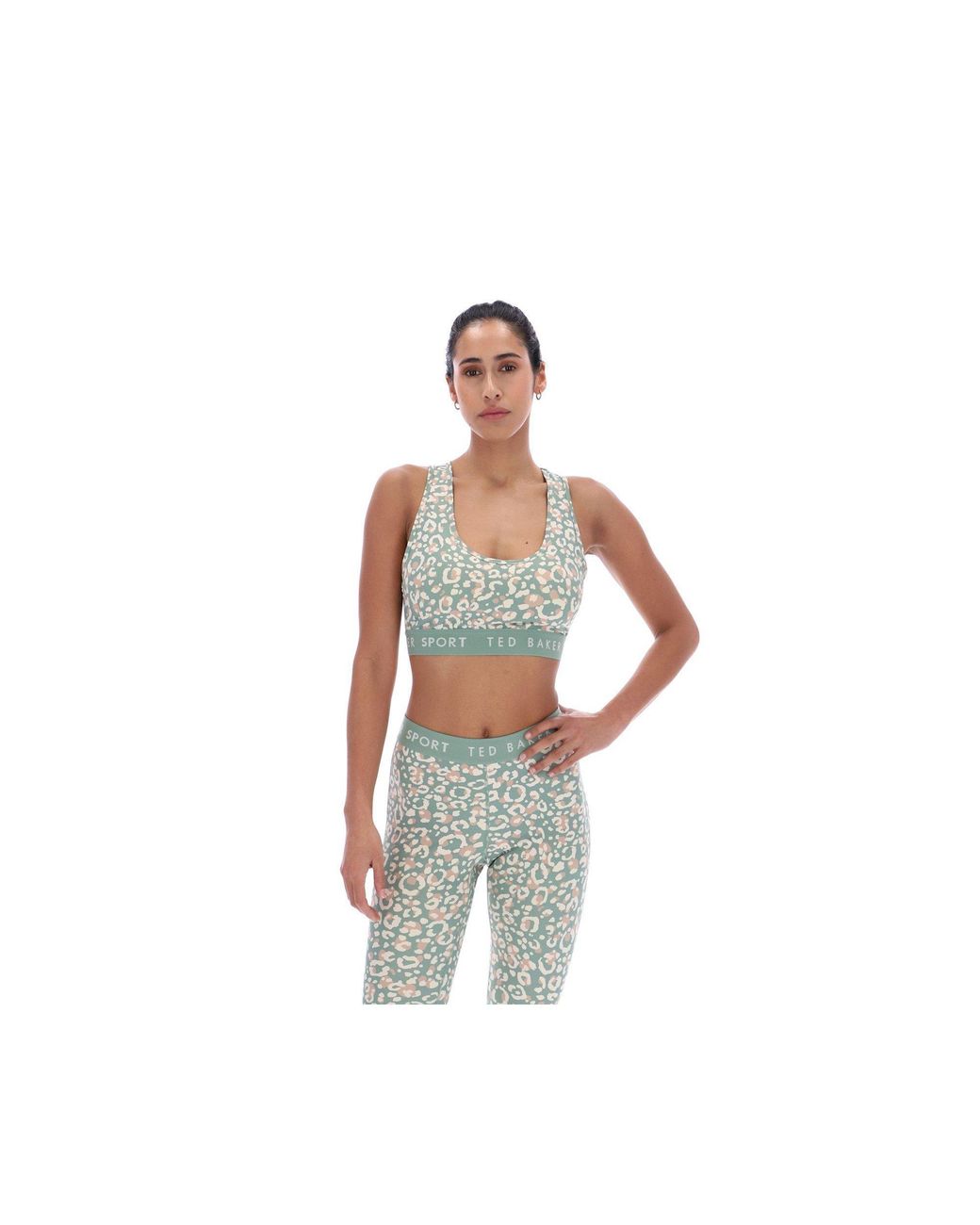 Ted Baker Green Pansy Essentials Printed Bra