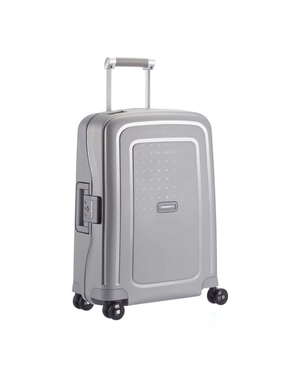 Samsonite Gray Scure Spinner 55X40X20Cm Cabin Hard Suitcase