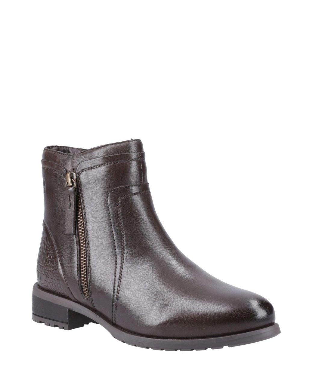 Hush Puppies Brown Scarlett Ankle Boot