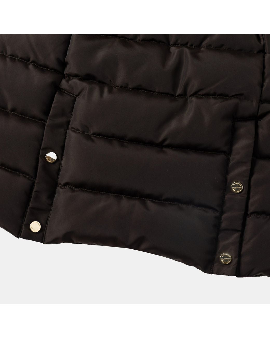 Firetrap Black Long Sleeve Mid-Length Puffer Jacket