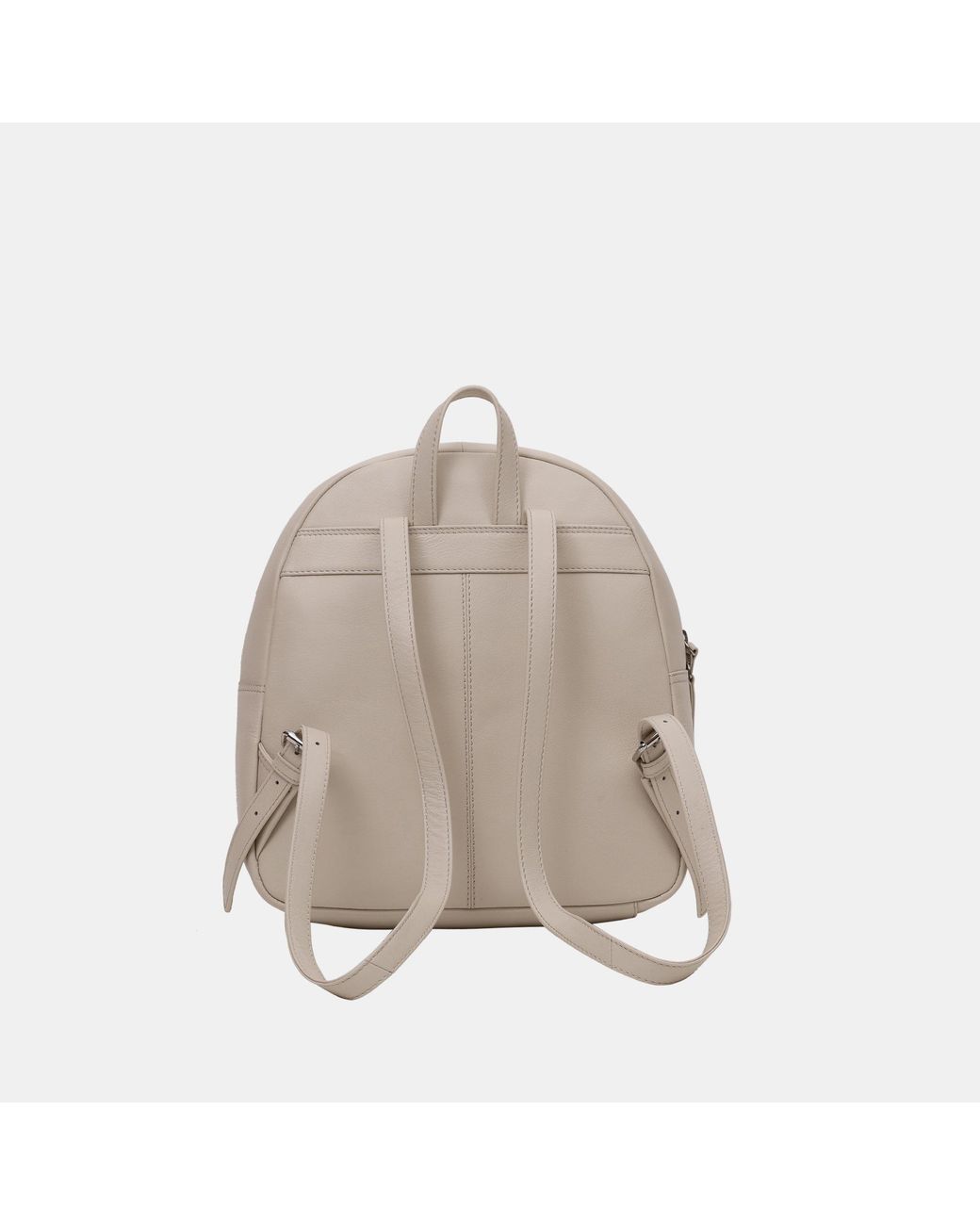 Firetrap Gray Leather Zip Backpack