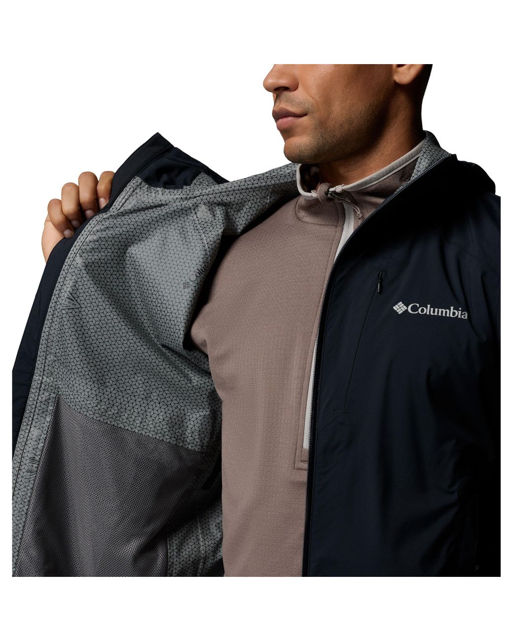 Columbia Black Trail B 2.5L Softshell Jacket for men