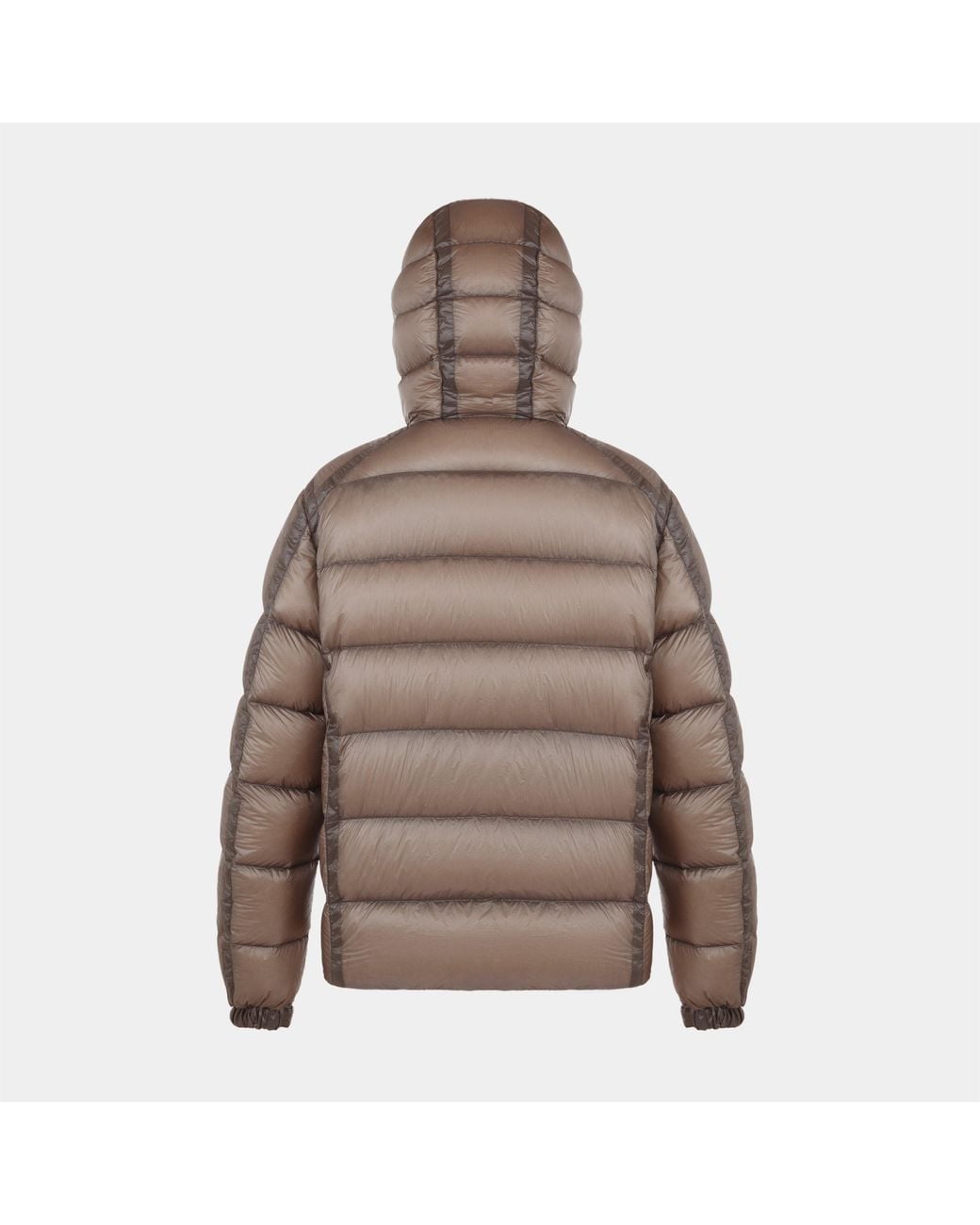 ARCTIC ARMY Brown Polar Lw Puff Hooded Long Sleeve Short Puffer Jacket for men