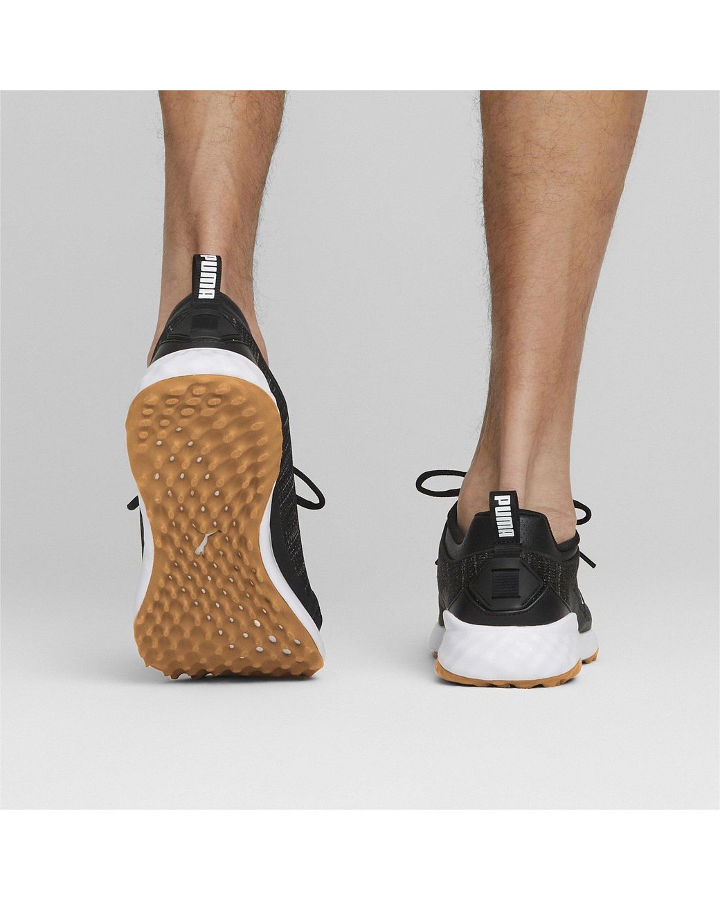 PUMA Black Fusion Pro Spikeless Golf Shoes for men