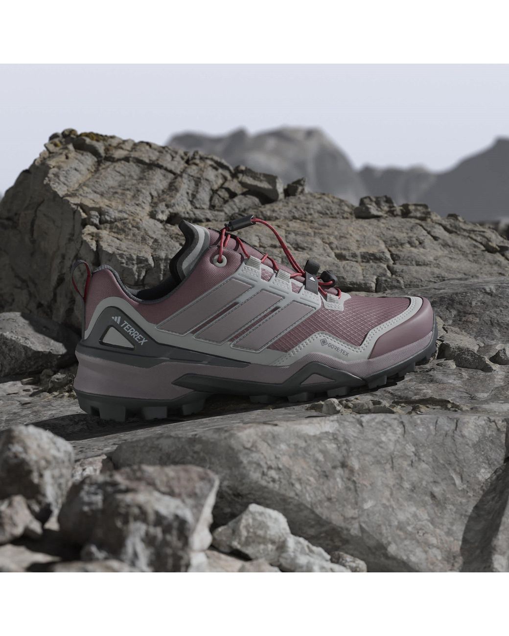 Adidas Purple Non-Waterproof Hiking Shoes