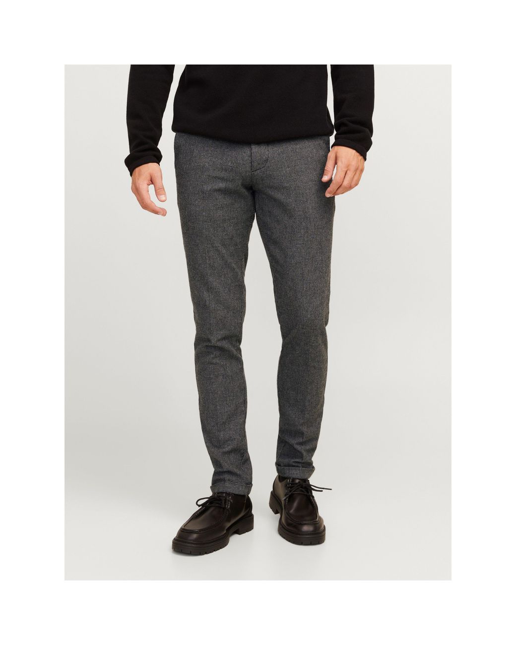 Jack & Jones Gray Henry Chinos for men