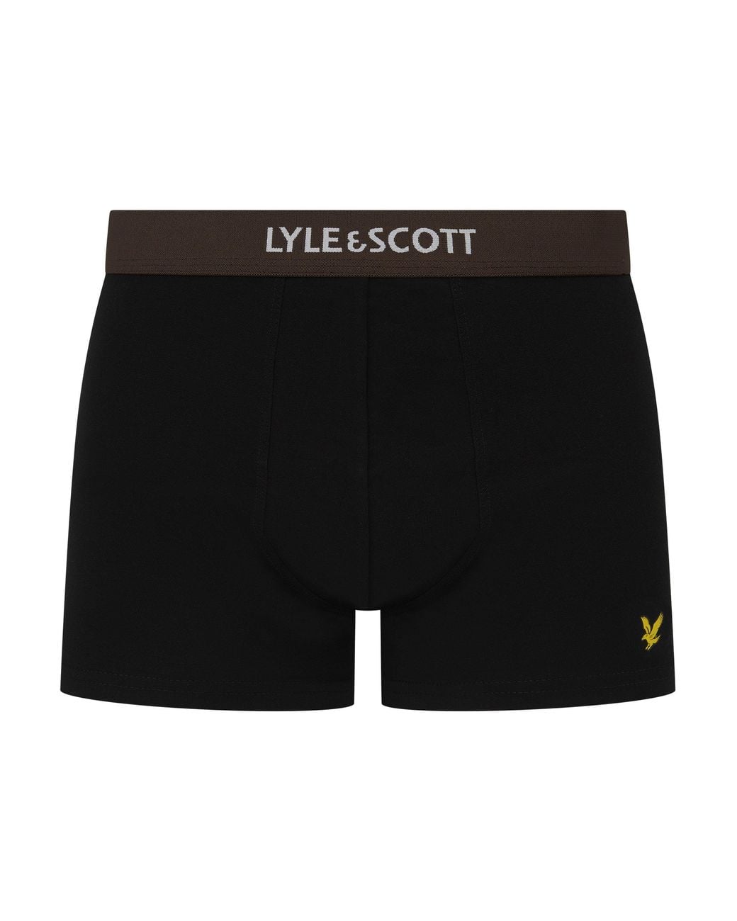 Lyle & Scott Black Lyle 5 Pack Trunks for men