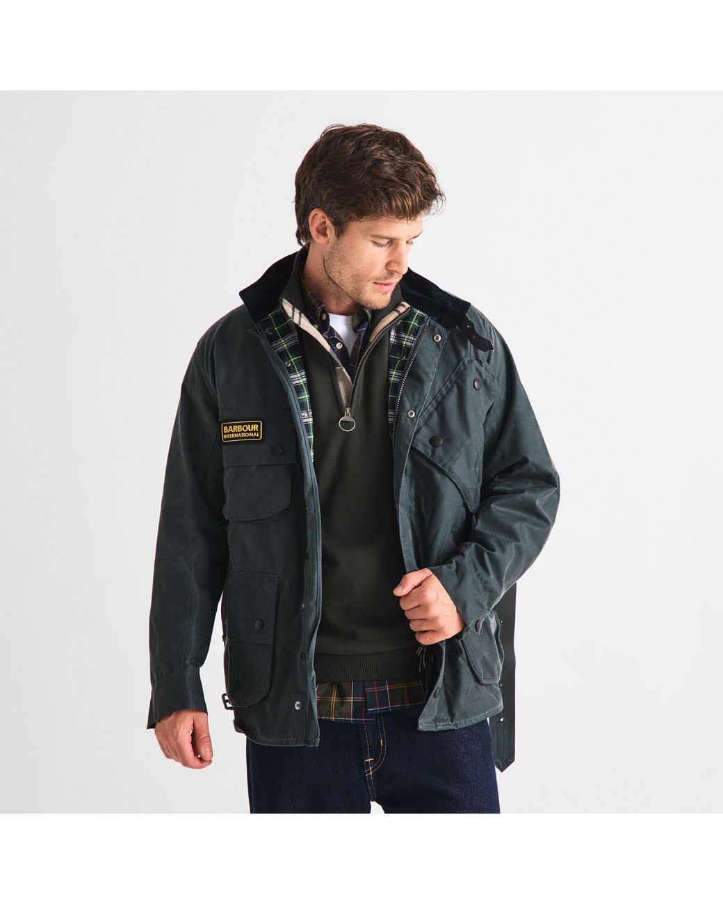 Barbour Black Original Wax Jacket for men