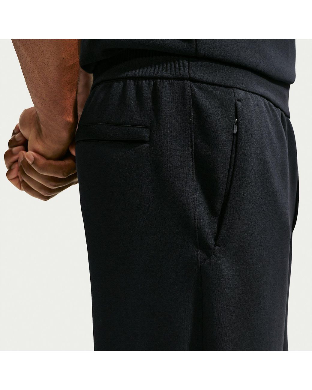 Nike Black 24.7 Dri-Fit Performance Tracksuit Bottoms for men