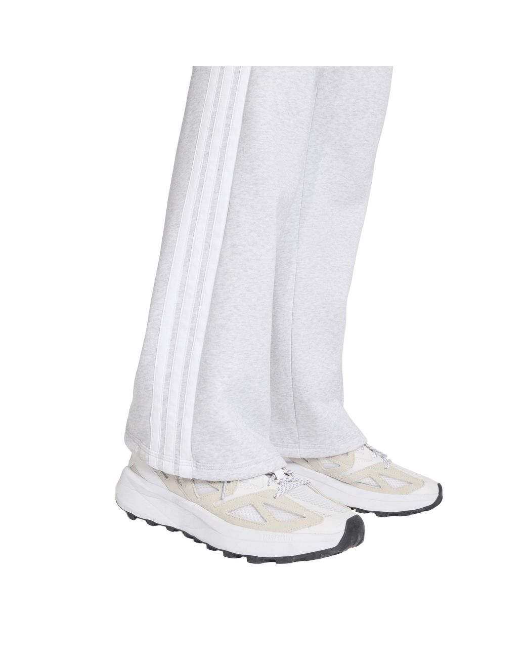 Adidas White Essentials Wide Leg Fleece Pant