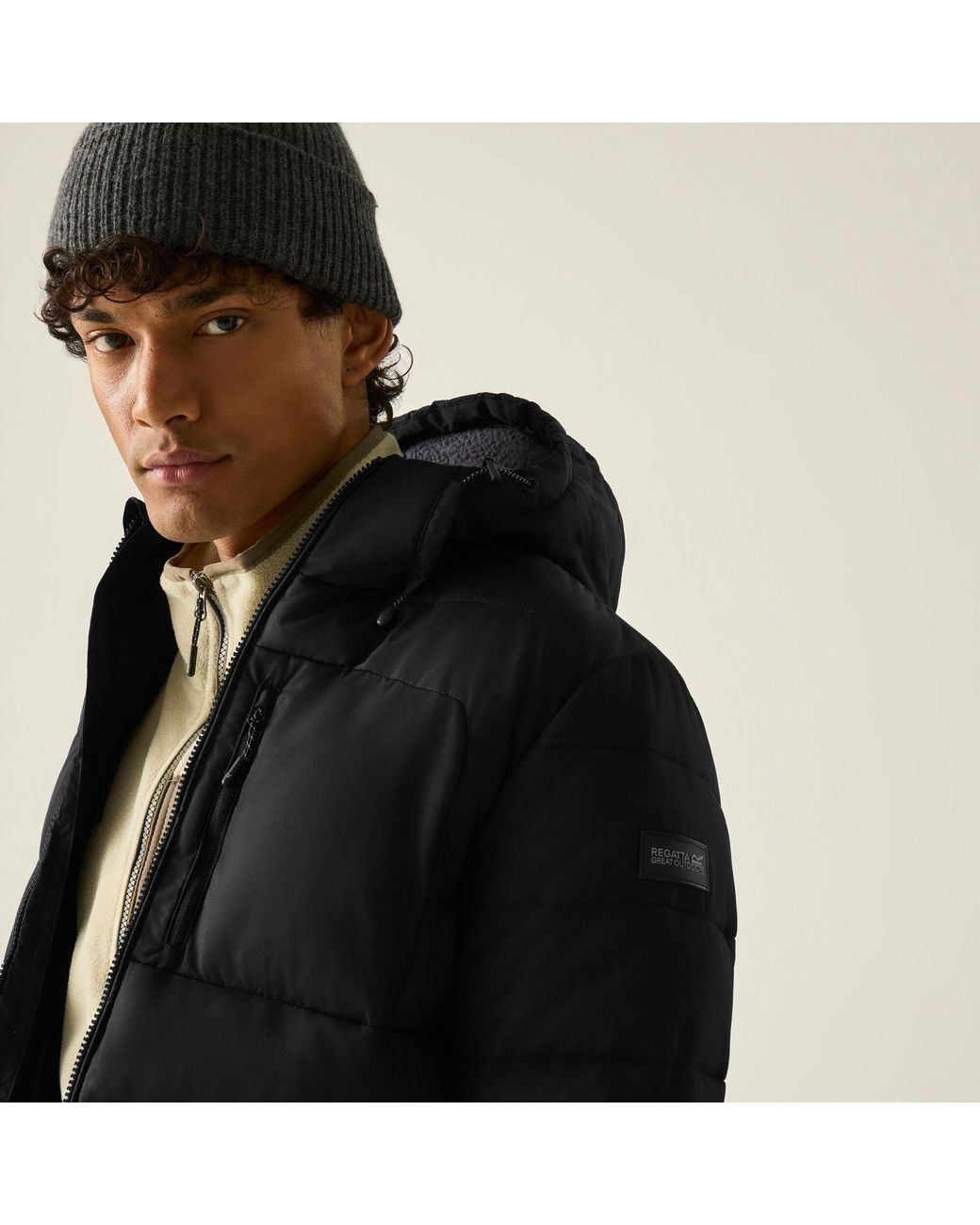 Regatta Black Frankie Padded Jacket for men