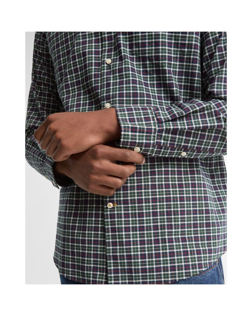Barbour Gray Lomond Tailored Fit Shirt for men