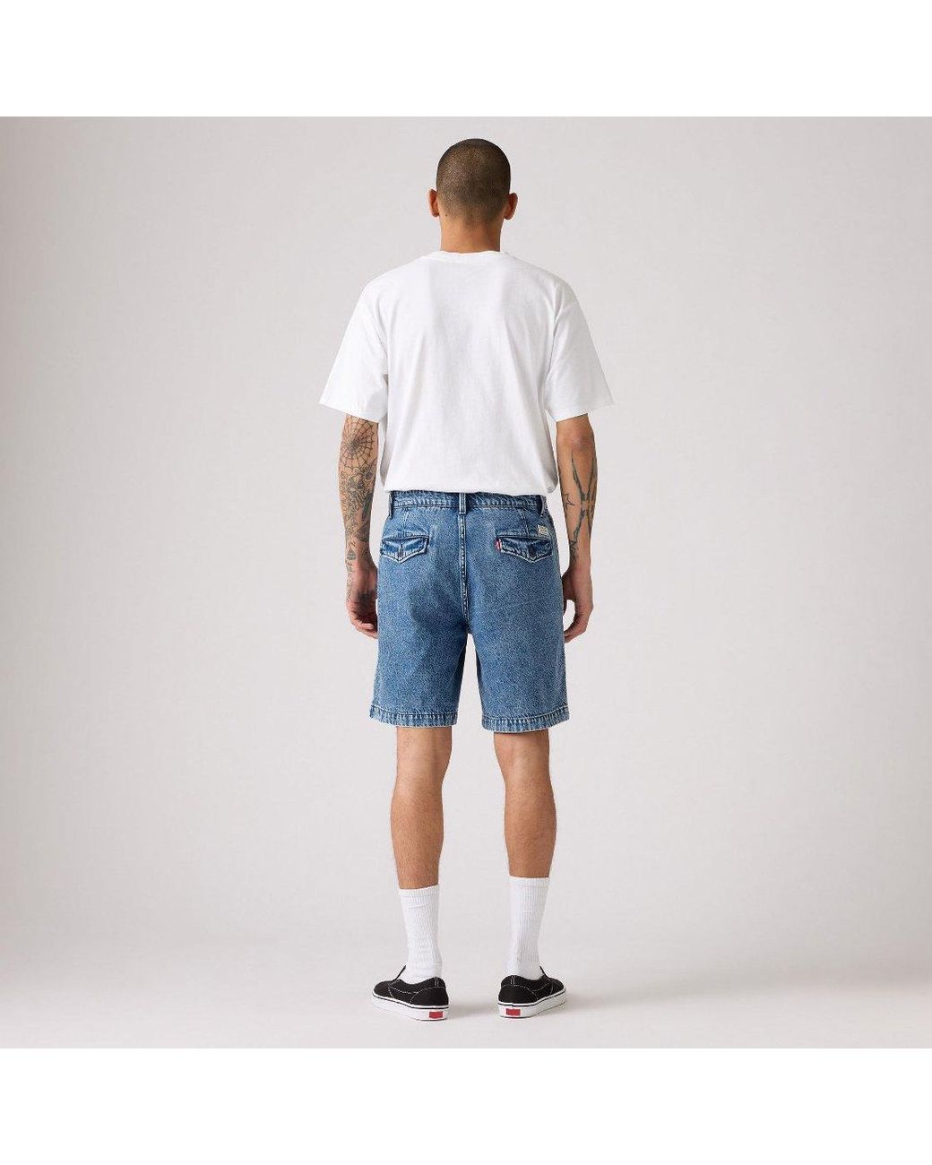 Levi's Blue Levi's Wellthread 80S Mom Short Flowe