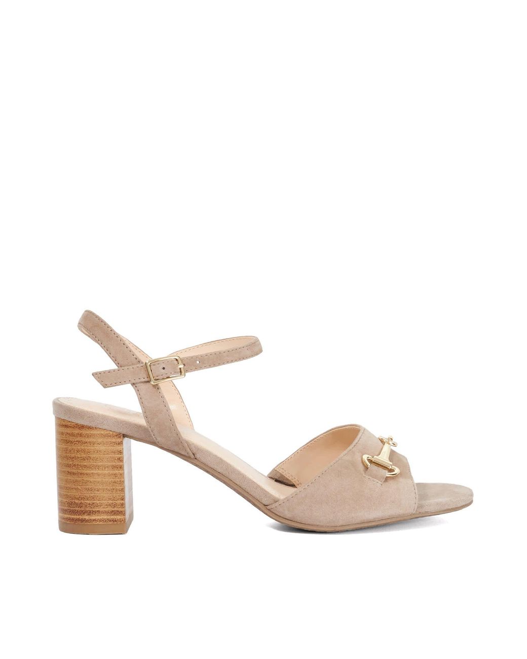 Dune Gray Jayar Heeled Sandals