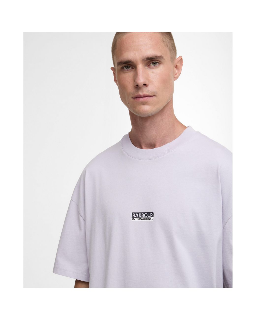 Barbour Purple T-Shirt for men