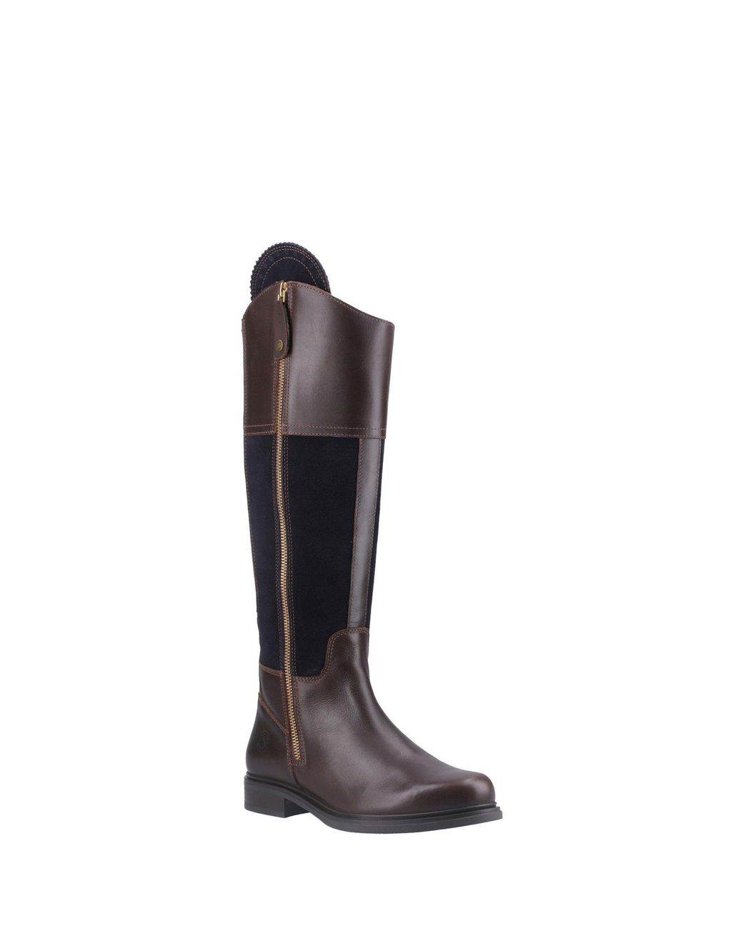 Cotswold Brown Buscot Knee High Boots