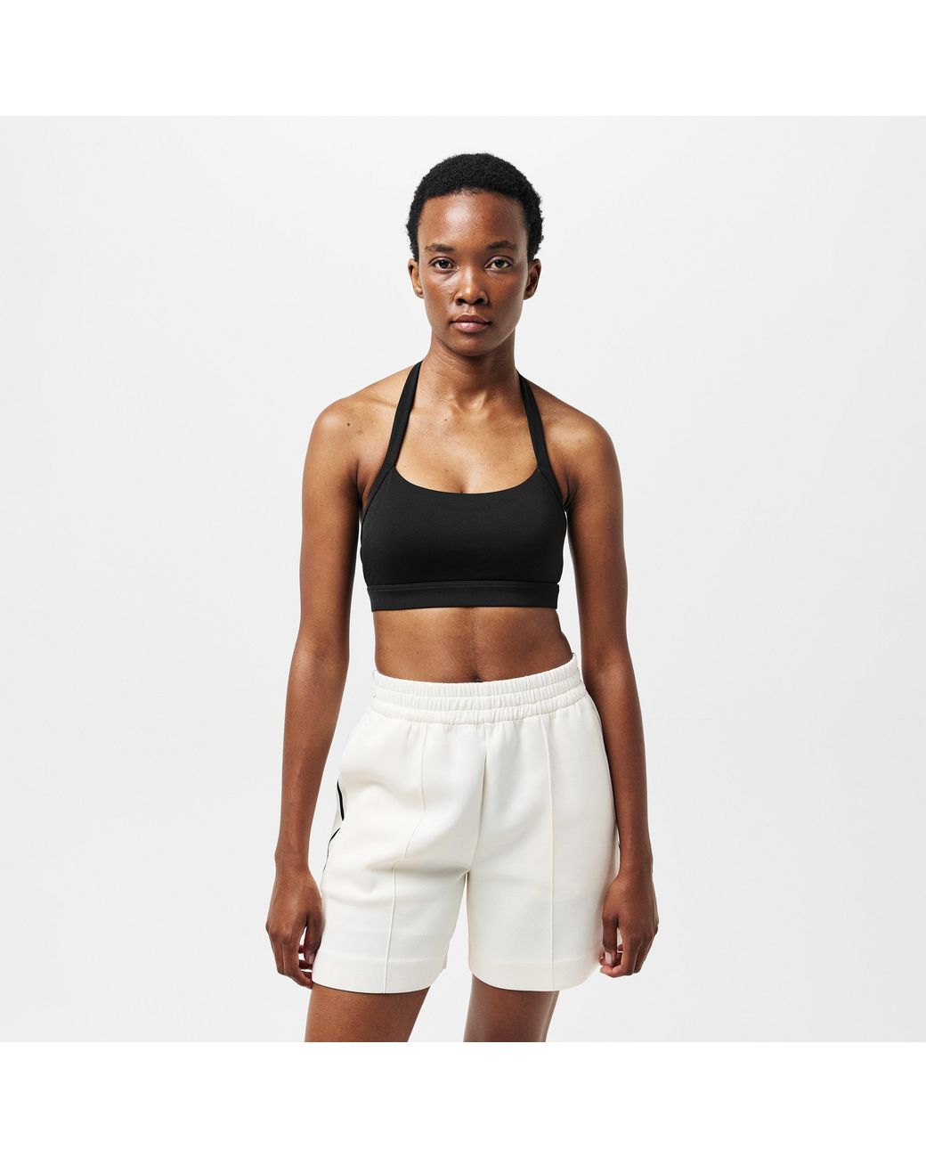 P.E Nation Black Unwind Medium Impact Sports Bra
