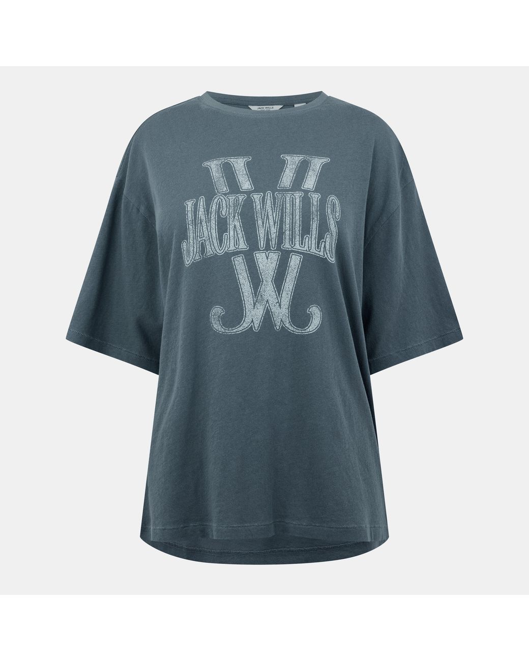 Jack Wills Blue Jw Laundered Regular Fit T-Shirt