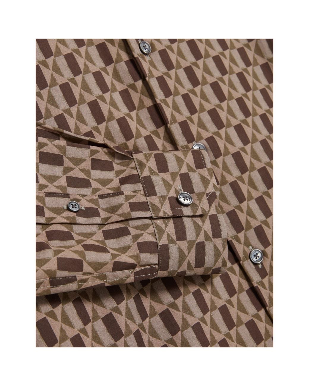 Ted Baker Brown Ted Reg Fit Shirt Sn71 for men