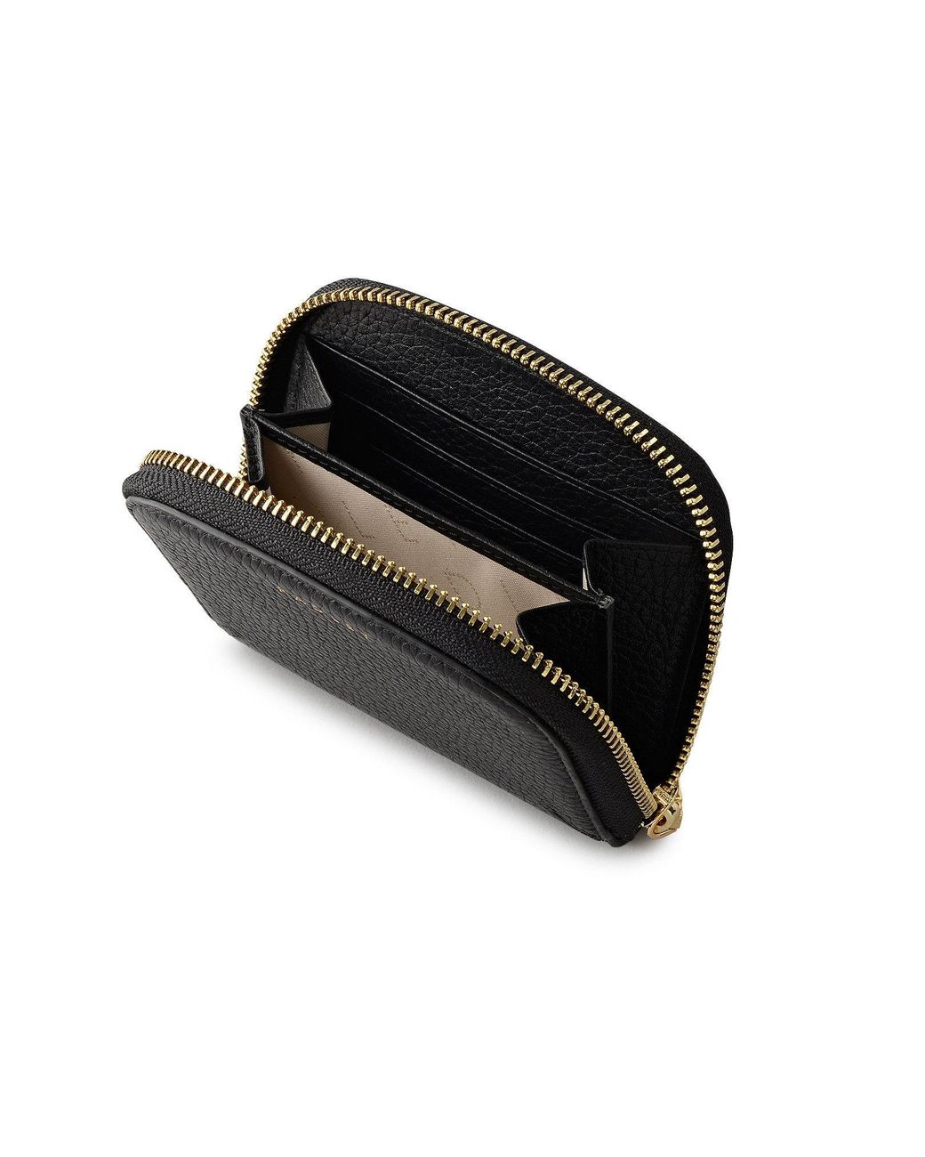 Radley Black Dukes Place Croc-Embossed Leather Zip Around Purse