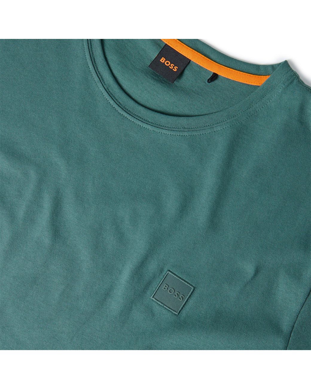 Boss Green Tales T-Shirt With Logo Patch Premium Cotton for men